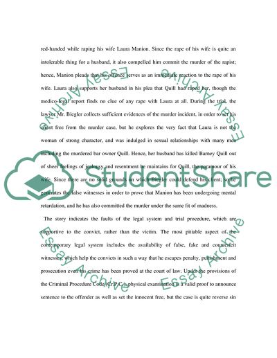 Anatomy of a Murder Critique