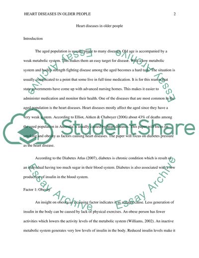 Heart disease in older people