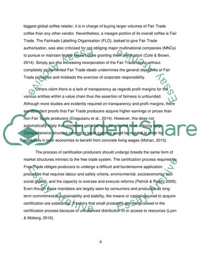 Fair trade provides no significant benefits. To what extent do you agree