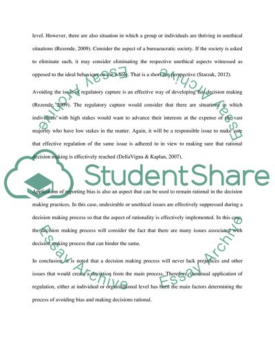 Making a fair decision when bias is held on a subject