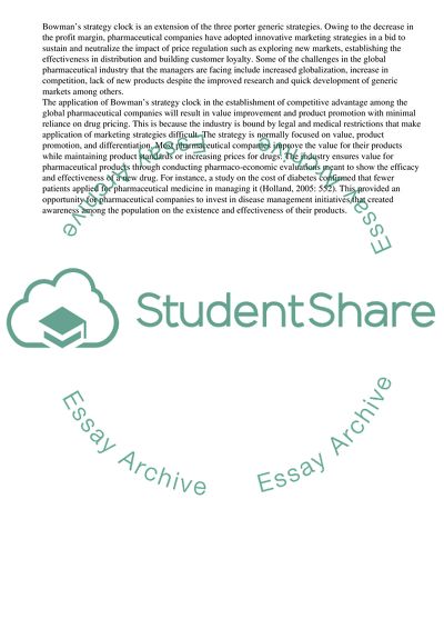 Bowmans Strategy Clock and Other Business Strategies