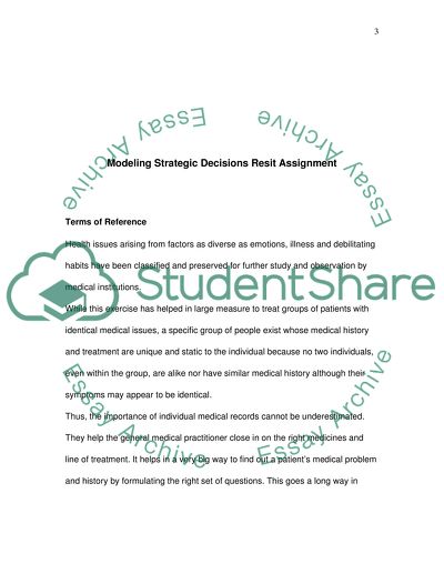 Modeling Strategic Decisions