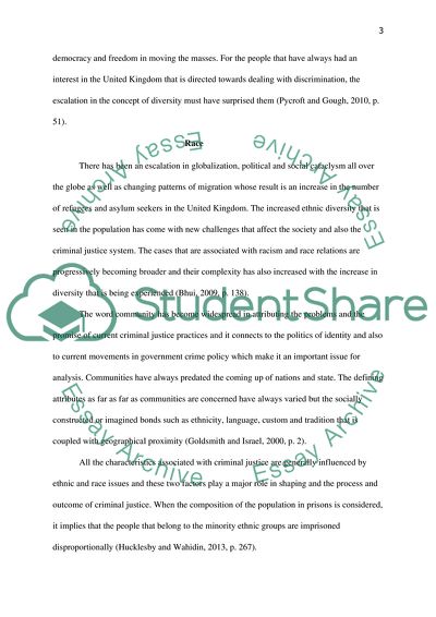 Diversity: A Challenge for Criminal Justice