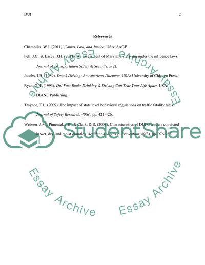 DUI: Reckless and Zero Tolerance