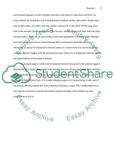 Veganism in Human Population