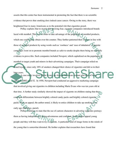 Should Tobacco Companies Be Held Responsible for Smoking-related Illnesses and Deaths