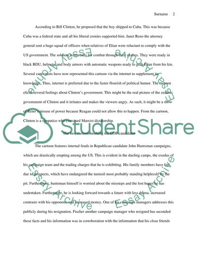 Political Election Campaign Cartoon