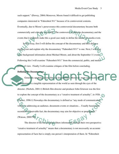 The Documentary Fahrenheit 9/11