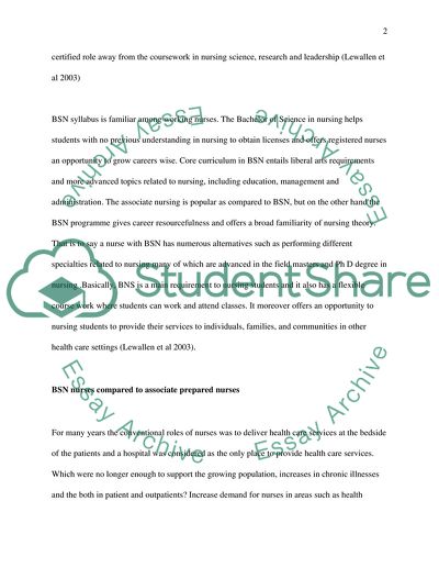 Comparison of Nursing with Other Professions