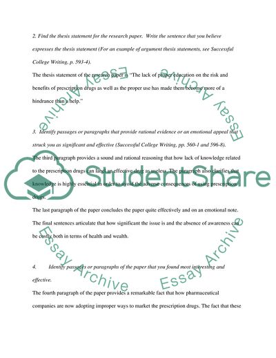 Writing the Research Paper