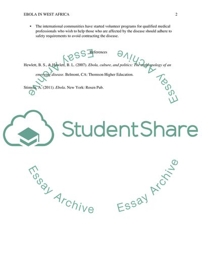 Ebola in West Africa