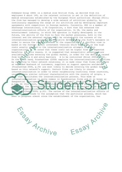 OnDemand Group (ODG) Strategic report