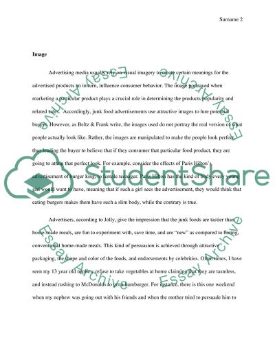 Increase in health issues: the role of the media in adverting junk foods