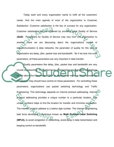 Multi-Protocol Label Switching Simulation