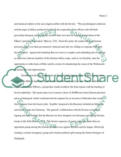 Stalingrad: The Fateful Siege, 1942-1943