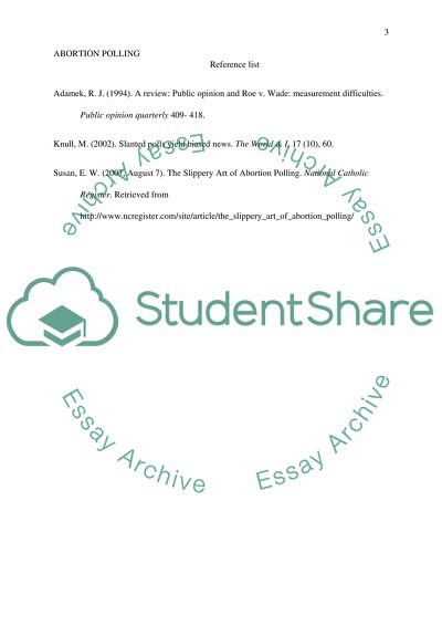 The Debate on Abortion