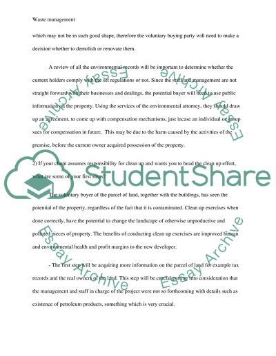 Waste Management Reseach Paper