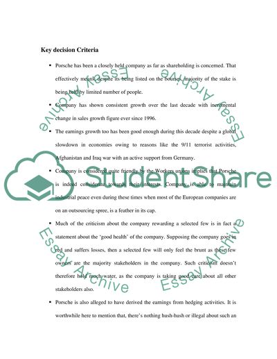 Porsche Changes Track