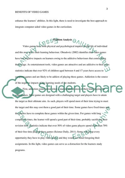 Benefits of Video Games