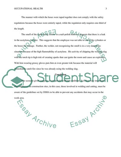 Occupational Health and Safety