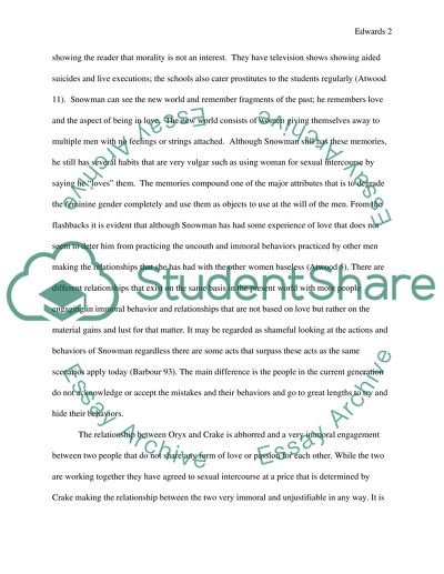 Oryx and Crake literacy argument