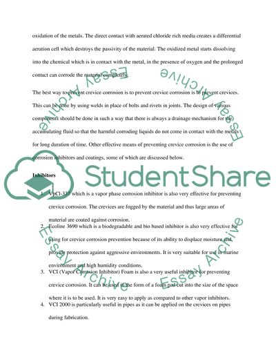 Materials and Corrosion