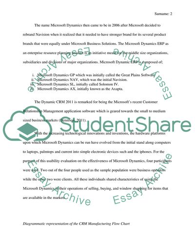 Usability Evaluation of Microsoft Dynamics