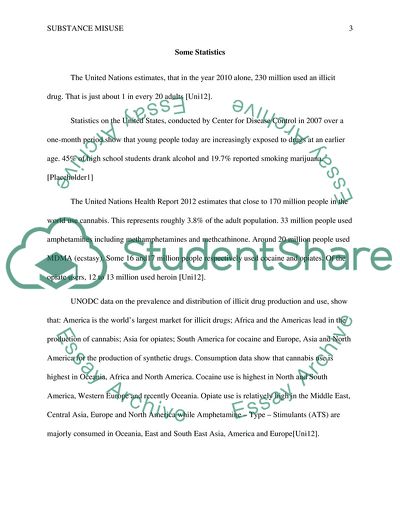 The Issue of Substance Misuse