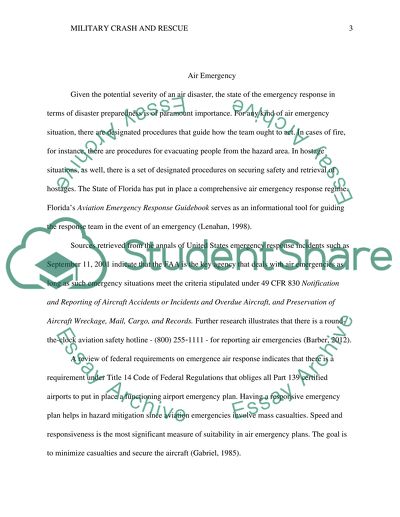 Military Crash and Rescue