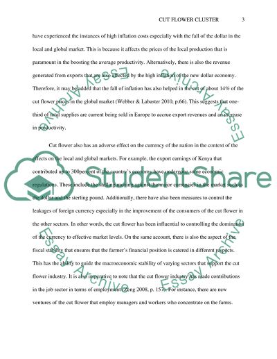 The Cut Flower Cluster in Kenya