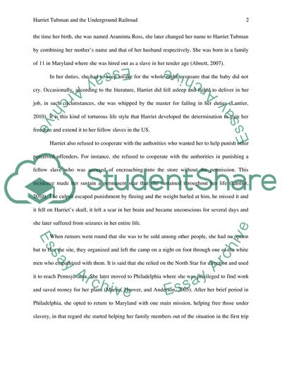 Tubman and the Slaves in the Civil Movement