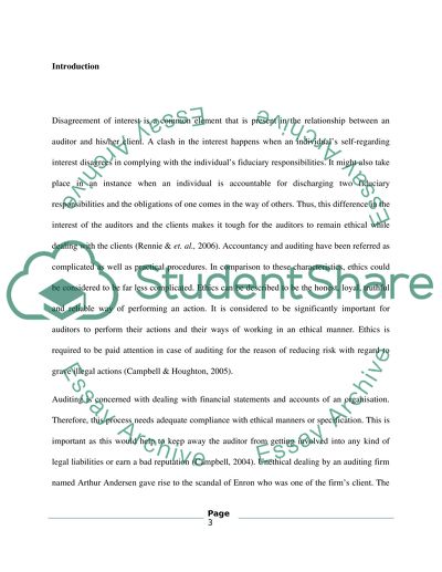 Finance - Audit and Assurance