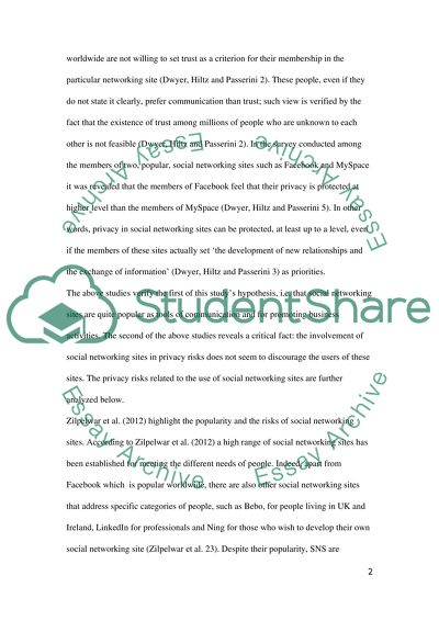 Social Networking in Marketing