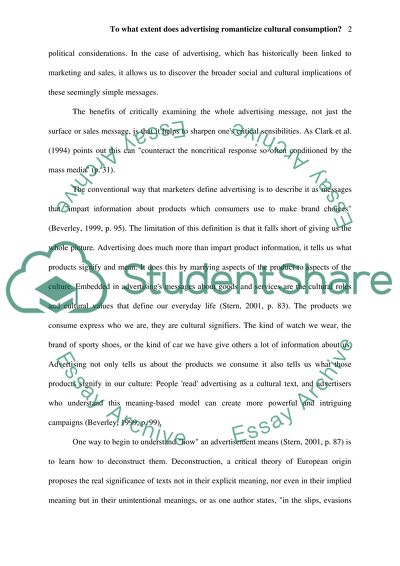 The Benefits of Critically Examining the Advertising Message