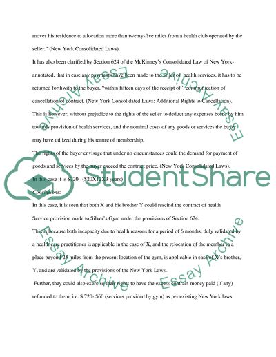 Business Law (Case study)