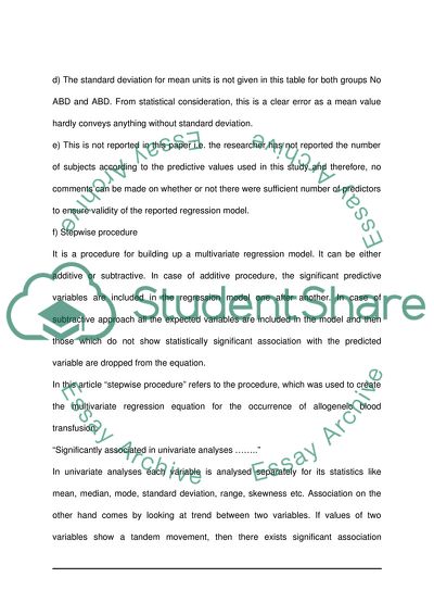 Allogeneic Transfusion