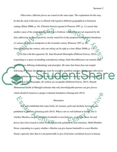 Contradictory Fatwas: An Analysis