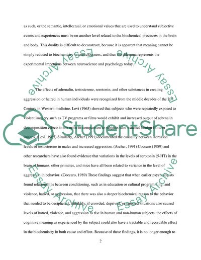 Love and Hate, Personality