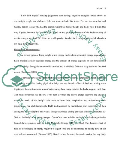 Body Size and Using Body Measurements