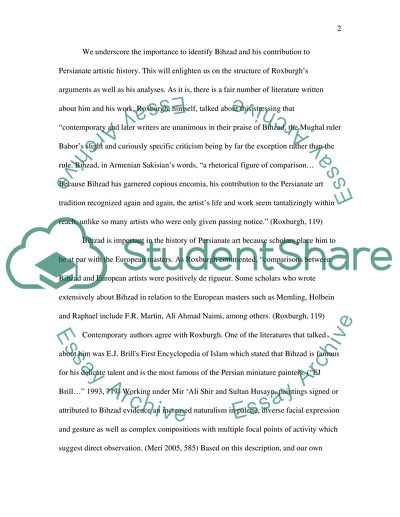 The Art of Islamic Book--Research Paper