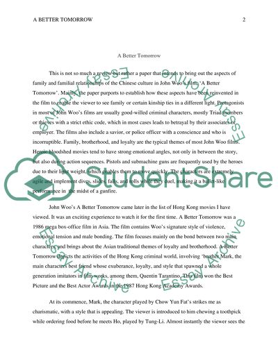 John Woos A Better Tomorrow