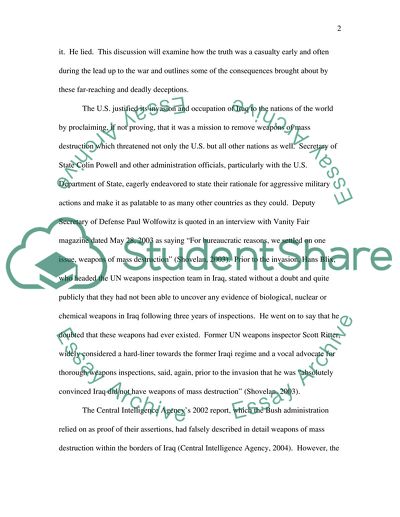 Oil, Iraq and U.S. Foreign Policy