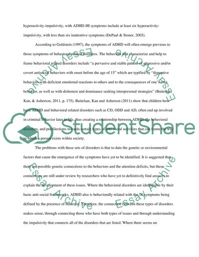 Difference between ADHD, Conduct Disorder, Oppositional Defiance Disorder and Antisocial Disorder