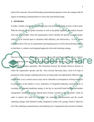 Integrated Marketing Communications