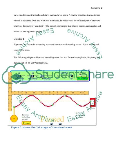 Fixed, Loose or No End Wave to Oscillate