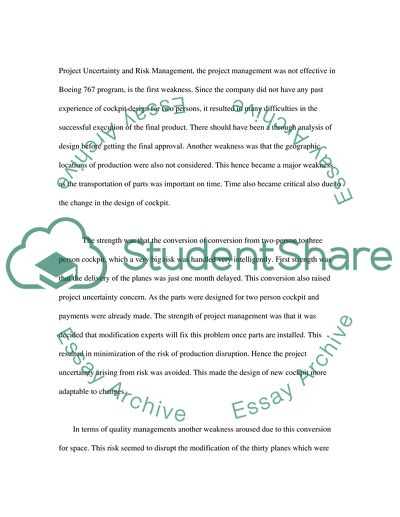 A New Airplane Program of Boeing 767