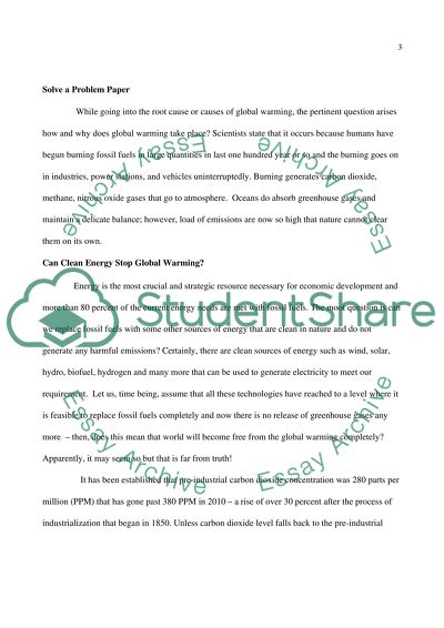 Solve A Propblem Paper