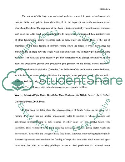 Saudi arabia running dry