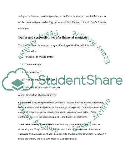 International finanicial manager (slp 5 bus)