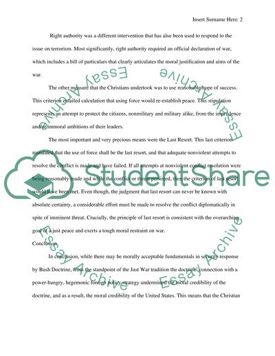 Just War Theory and Christian Peace